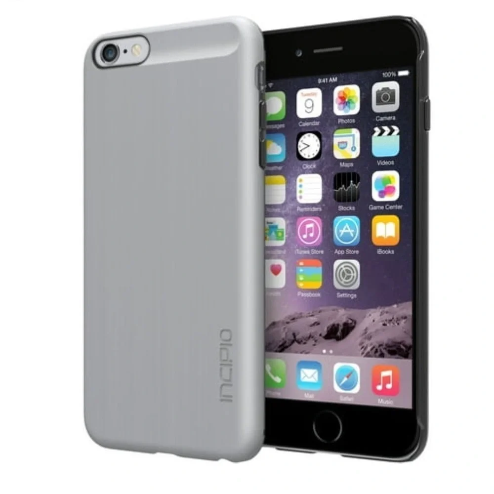 Incipio Feather Shine Case iPhone 6 Plus, 6s Plus Silver Brushed Aluminum Finish